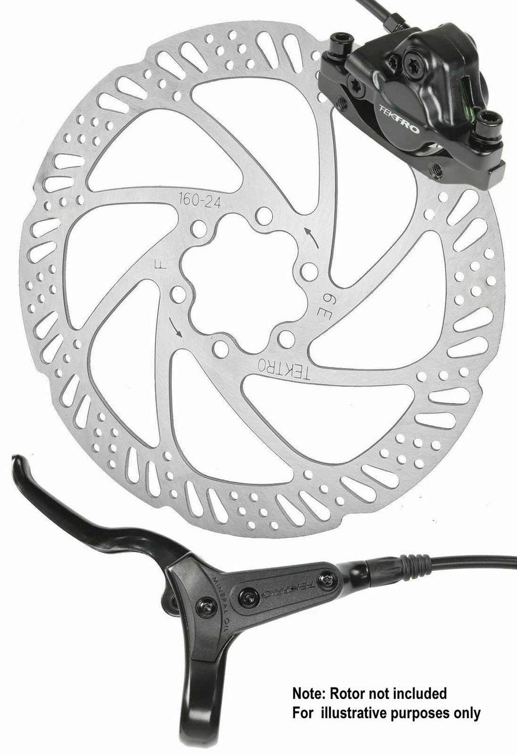 Hydraulic Disc Brake System Tektro MTB Pirez Electric Bikes