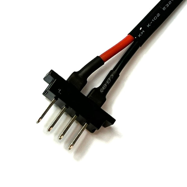 Downtube Plug (4 Pin - Flat) Male