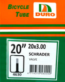 Bike Tube - 20" x 3.0" Fat Bike - Schrader