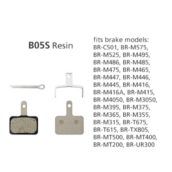 Brake Pads - Disc Brakes - Shimano (B05S) Resin