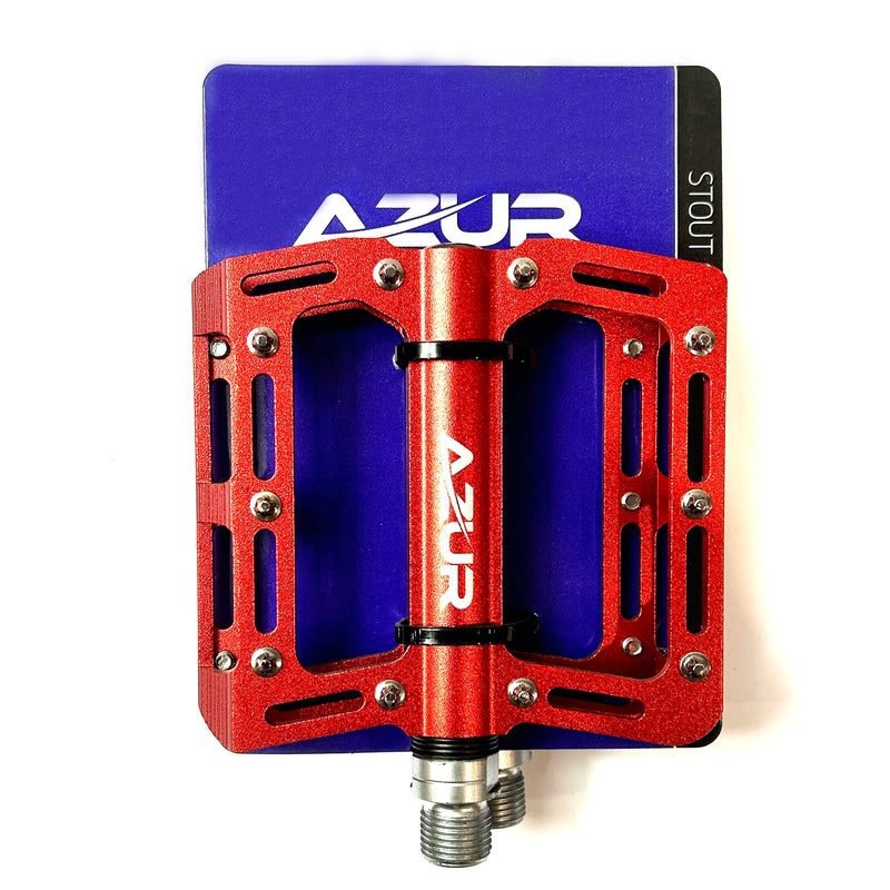 Azur Dual Sealed Bearing Pedal - Red
