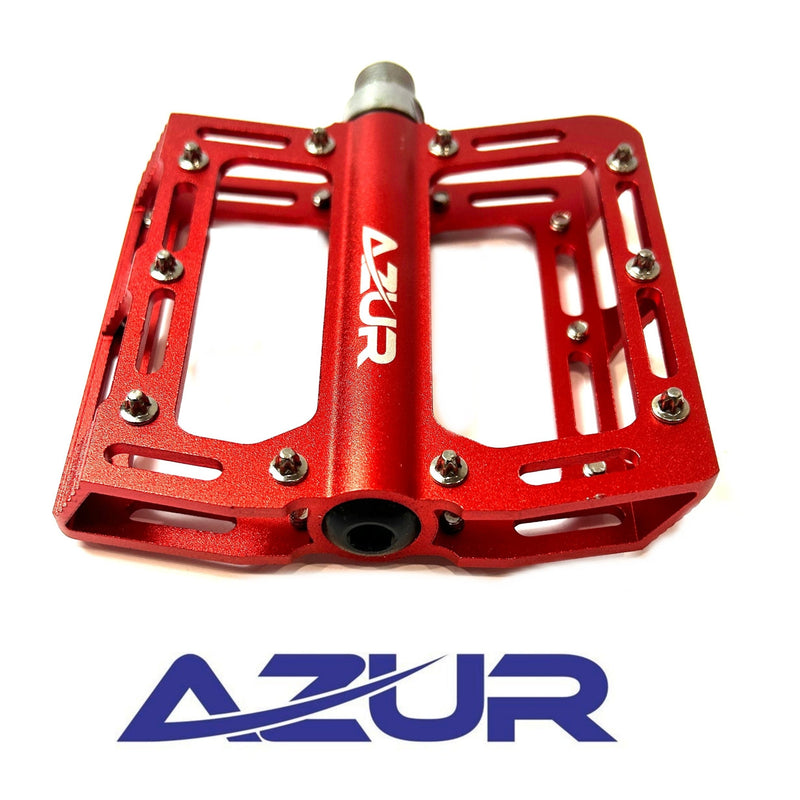 Azur Dual Sealed Bearing Pedal - Red