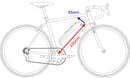 52V 12.8Ah Panasonic Downtube - Lithium Ion Battery