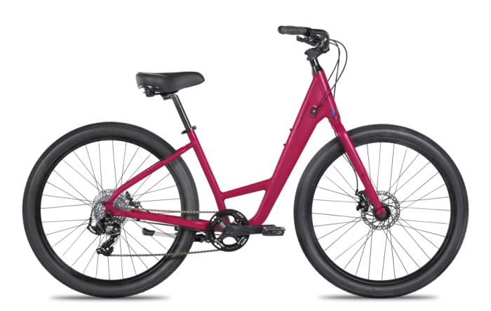 Scene 3 - Electric Hybrid Bike (Pink)