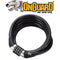 OnGuard Coiled Lock (Combo) 150cm x 8mm