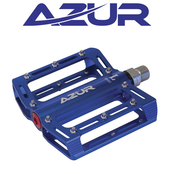 Azur Dual Sealed Bearing Pedal - Blue