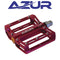 Azur Dual Sealed Bearing Pedal - Red