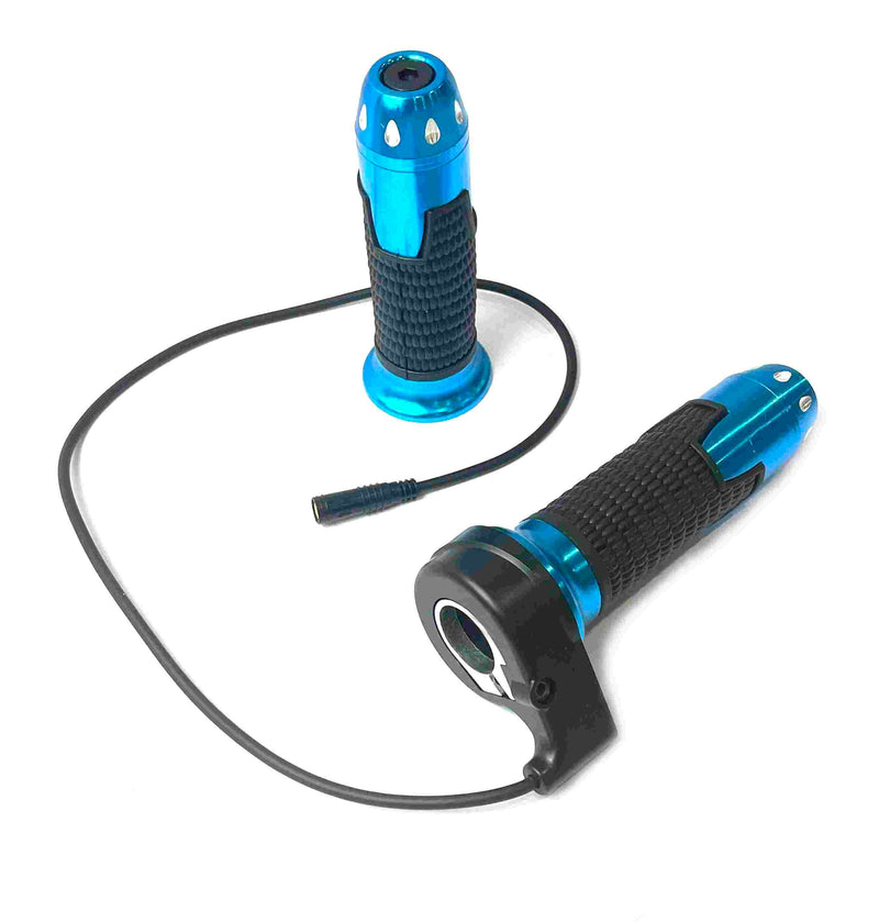 Throttle - Full Length Twist Grip - Right (BLUE)