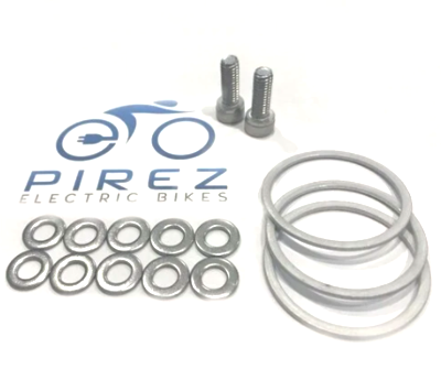 Pirez - Bottom Bracket Spacers - Fit Kit (Standard - Silver)