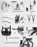 36V 20Ah Generic Rear Rack - Lithium Ion Battery