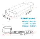 Rear Rack Battery Case (Slim)