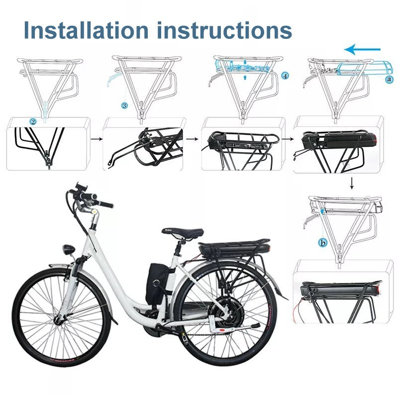 Rear Rack Battery Case (Slim)