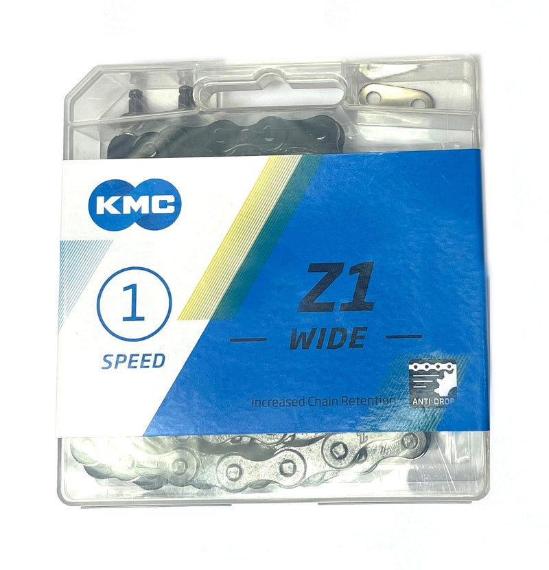 Standard Bike Chain - 01 Speed - KMC Z1 - Wide (Single Speed)